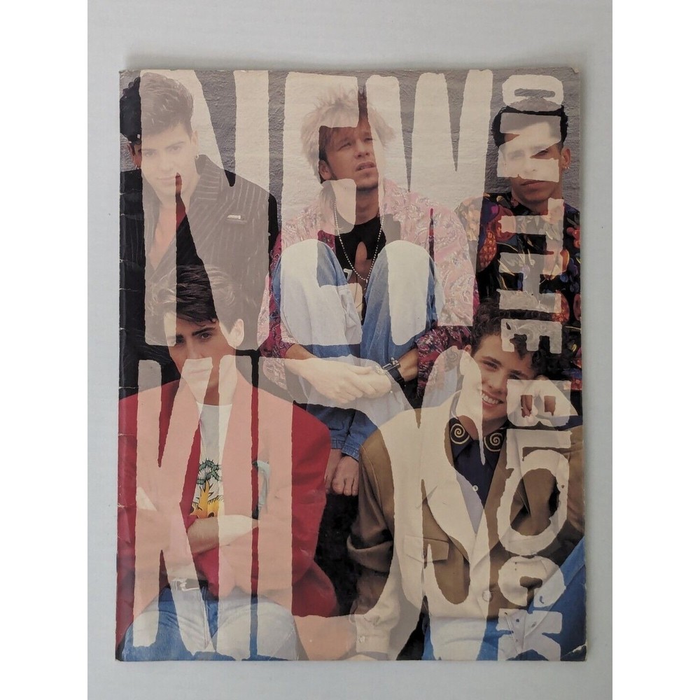 Vintage New Kids On The Block NKOTB Magic Summer Tour Concert Program Book 1990